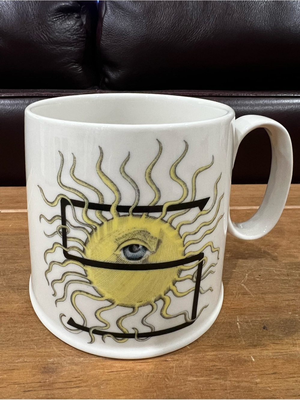 Anthropologie Florence Balducci “S” is for Sun monogram mug. 18oz.